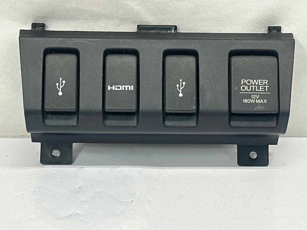 2020 HONDA CIVIC CENTER CONSOLE HDMI DUAL USB PORT POWER OUTLET ASSEMBLY OEM