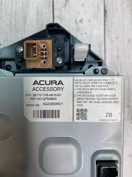 Acura ILX radio am fm 19 to 22 navigation display screen assy OEM 39710TX6A81