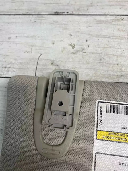 Jeep Compass sun visor from 17 to 21 left side gray color assy OEM 5SY90PS4AA