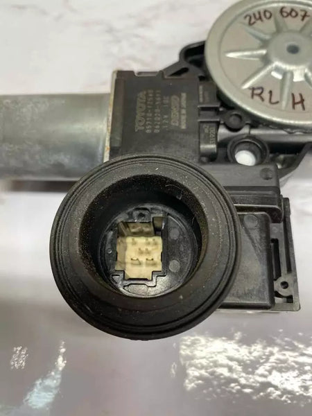 20 21 22 23 TOYOTA COROLLA MOTOR DE JANELA TRASEIRO ESQUERDO LADO DO MOTORISTA ASSY OEM 8571012540