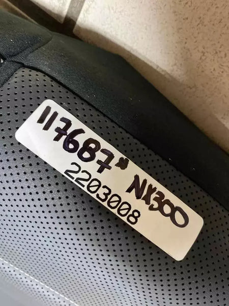 LEXUS NX300 2019 COJÍN SUPERIOR DEL ASIENTO TRASERO LADO IZQUIERDO CUERO ROJO/NEGRO OEM F SPORT