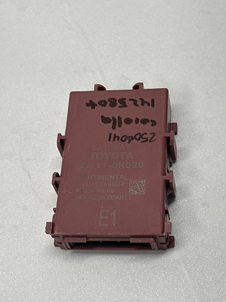 2020 TO 2023 TOYOTA COROLLA NETWORK GATEWAY CONTROL MODULE UNIT OEM 891110R020 SEDAN