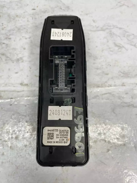 19 20 21 22 23 CHEVROLET SILVERADO 1500 INTERRUPTOR DE JANELA INTERRUPTOR DE PORTA ASSY OEM 84699725