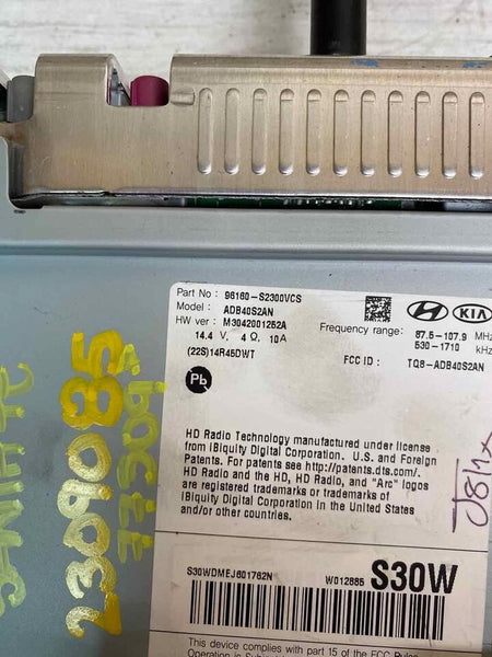 Hyundai Santa FE radio am fm 2019 2020 radio receiver OEM 96160S2300VCS