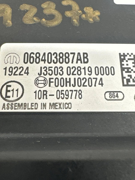 2019 DODGE RAM 1500 PICKUP NETWORK GATEWAY CONTROL MODULE UNIT ASSY OEM 059778