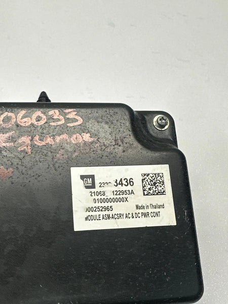 2018 TO 2023 CHEVROLET EQUINOX POWER INVERTER CONTROL MODULE UNIT OEM 23323436