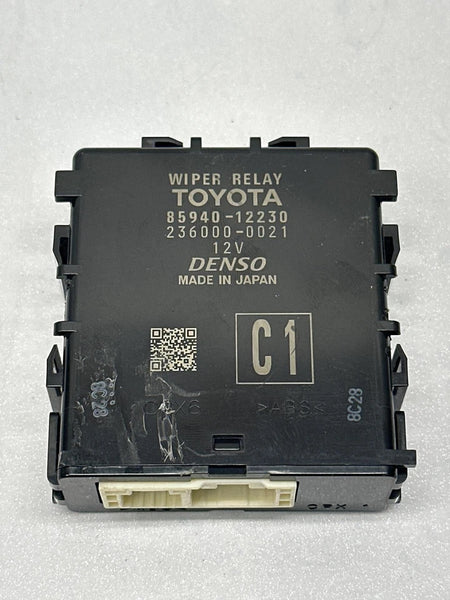 2020 TOYOTA COROLLA WIPER RELAY CONTROL MODULE UNIT ASSEMBLY OEM 8594012230