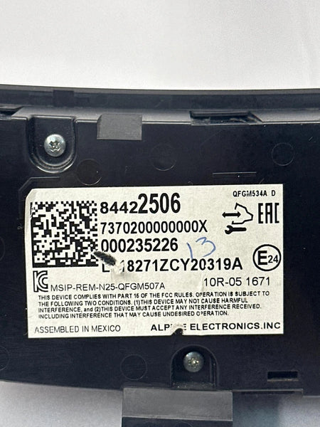 2018 2019 CHEVROLET EQUINOX CLIMATE CONTROL HVAC AC PANEL ASSEMBLY OEM 84422506