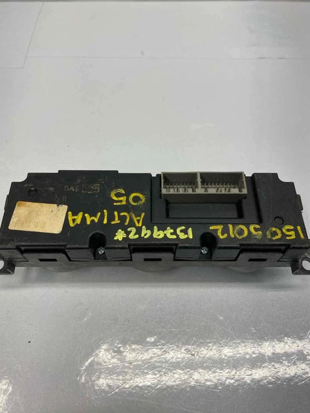 2005 2006 NISSAN ALTIMA CLIMATE CONTROL HVAC AC MANUAL PANEL ASSY OEM 27500ZB010