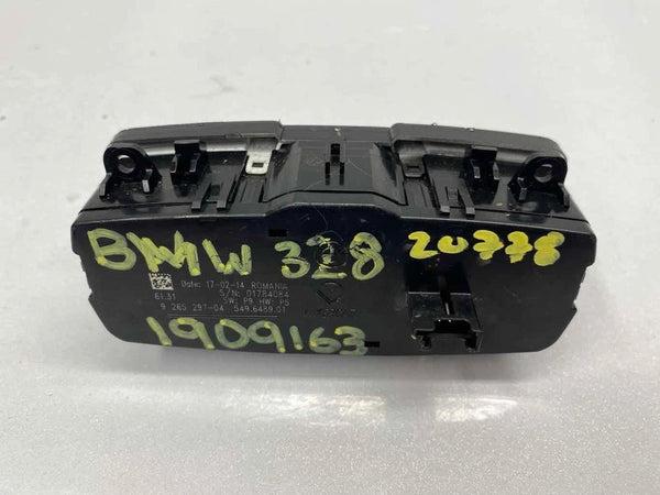 2013 TO 2018 BMW 320I DASH SWITCH HEADLIGHT CONTROL SWITCH XDRIVE BASE MODEL 926529704