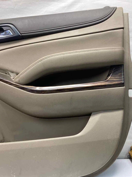 2015 TO 2020 GMC YUKON DOOR PANEL TRIM FRONT RIGHT SIDE 84104171 BEIGE ASSY OEM