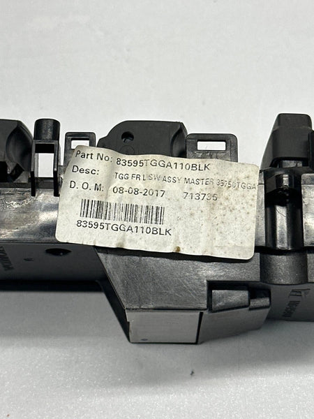 2017 TO 2021 HONDA CIVIC MASTER SWITCH FRONT DRIVER SIDE DOOR OEM 83595TGGA11