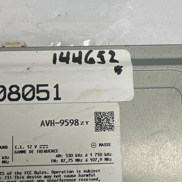2021 TOYOTA COROLLA RADIO AM FM DISPLAY SCREEN RECEIVER OEM 8614002E70 SEDAN