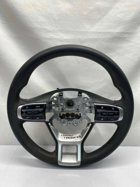 21 TO 24 KIA K5 STEERING WHEEL POLYURETHANE BLACK NO SPORT ASSY OEM 56100L2040QA1