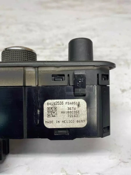 Interruptor de faros delanteros GMC Terrain 2018, conjunto de interruptores de control del tablero, OEM 84192536