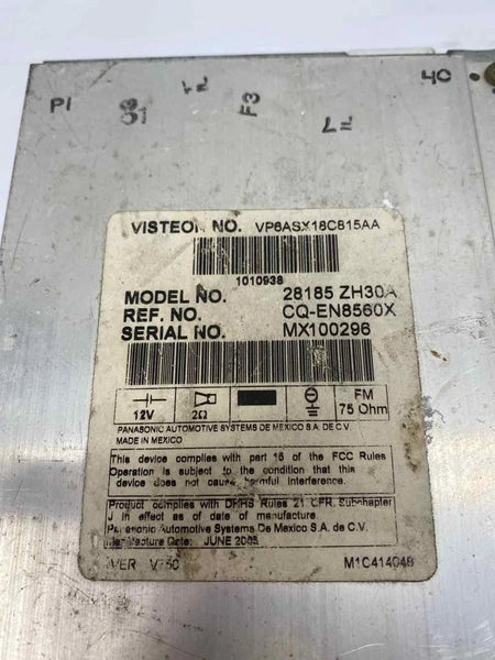 2006 NISSAN TITAN RADIO AM FM RECEIVER UNIT ASSEMBLY OEM 28185ZH30A KING CAB