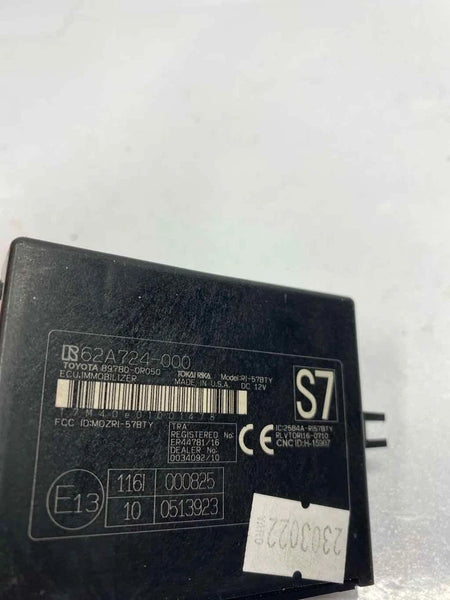 2020 TO 2023 TOYOTA COROLLA IMMOBILIZER CONTROL MODULE UNIT SEDAN OEM 897800R050