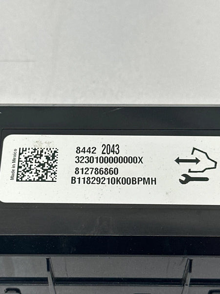 2019 CHEVROLET EQUINOX CLIMATE CONTROL MODULE TEMPEATURE UNIT ASSY OEM 84422043