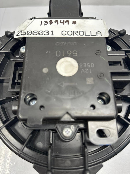 2019 TO 2024 TOYOTA COROLLA BLOWER MOTOR HVAC AC FRONT HEATER MOTOR OEM 871030E090