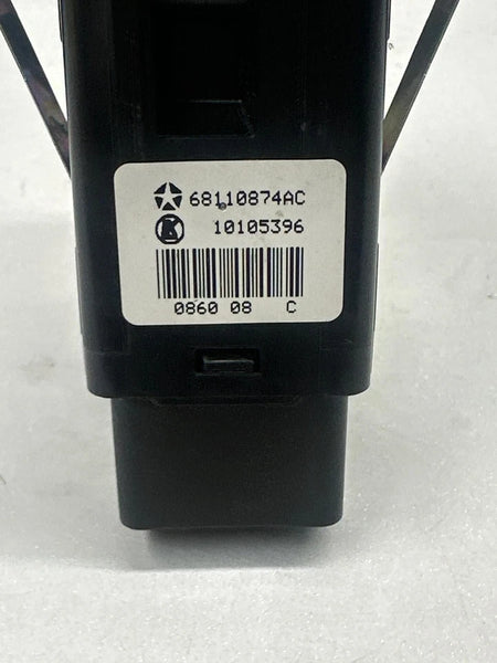 2012 TO 2020 DODGE CARAVAN VENTS WINDOW SWITCH DRIVER SIDE DOOR ASSY OEM 68110874AC