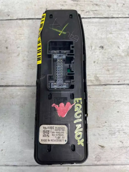 Interruptor maestro para Chevrolet Equinox (2018-2022), delantero izquierdo, conductor, OEM 84139693