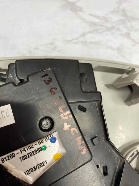 2021 TO 2022 TOYOTA CHR OVERHEAD CONSOLE DOOM LIGHT SWITCH ASSY BLACK OEM 81260F4152