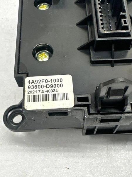 2022 KIA SPORTAGE CENTER CONSOLE MULTIFUNCTION CONTROL SWITCH OEM 93600D9000