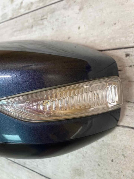 DOOR MIRROR NISSAN SENTRA 13 15 LEFT SIDE BLUE COLOR TURN SIGNAL OEM 963743TH1A