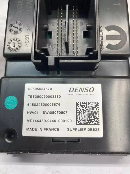 17 18 19 20 21 22 23 ALFA ROMEO GIULIA MÓDULO DE CONTROL DE CLIMATIZACIÓN CONJUNTO OEM 00505654570