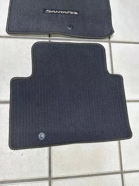 2018 HYUNDAI SANTA FE FLOOR MATS FLOOR MAT CARPET COMPLETE SET OF 4 ASSY OEM