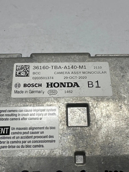 2019 TO 2021 HONDA CIVIC FRONT CAMERA WINDSHIELD SEDAN 1.5L ASSY OEM 36160TBAA14