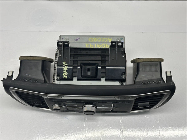 2013 TO 2015 HONDA ACCORD RADIO AM FM RECEIVER CONTROL PANEL SEDAN SPORT 39100T2AA12