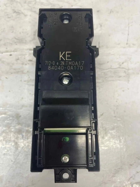 2022 2023 TOYOTA COROLLA CROSS MASTER SWITCH FRONT DRIVER SIDE DOOR OEM 840400A170