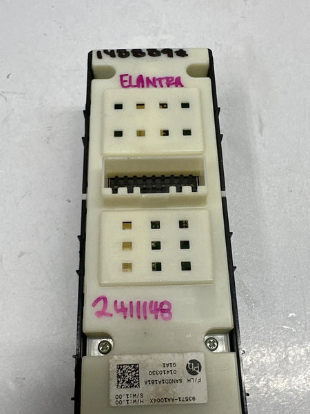 2021 TO 2023 HYUNDAI ELANTRA MASTER SWITCH KOREA BUILT ASSEMBLY OEM 93571AA1004X