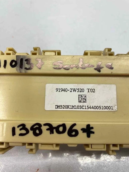 2018 HYUNDAI SANTA FE JUNCTION BOX FUSE RELAY CABIN BLOCK BOX OEM 919402W520T02