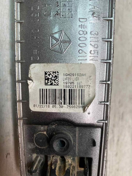 Manija exterior de la puerta delantera izquierda de Dodge Ram 1500 (2009-2022), cromada plateada, 1GH291S2AH