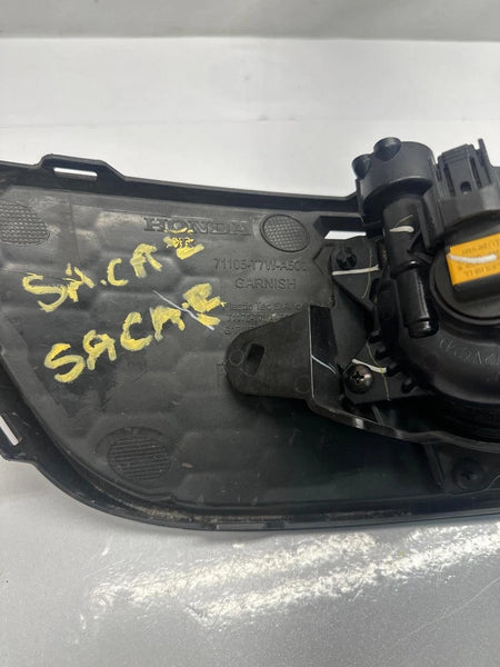 2019 TO 2022 HONDA HRV FOG DRIVING LAMP FRONT RIGHT SIDE ASSY OEM 33900T5RA01 HALOGEN