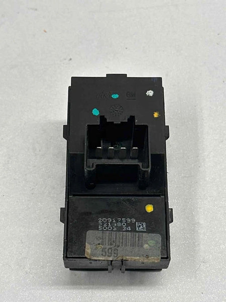2010 TO 2017 CHEVROLET EQUINOX MASTER SWITCH FRONT DRIVER SIDE DOOR OEM 20917599