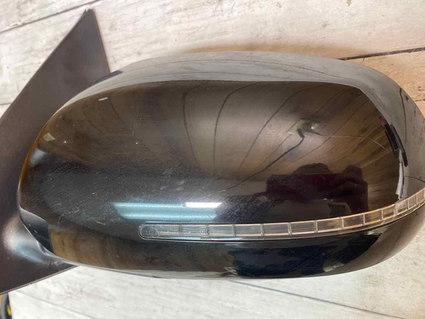 DOOR MIRROR KIA FORTE 2010 2013 LH LEFT SIDE TURN SIGNAL BLACK COLOR 876101M005