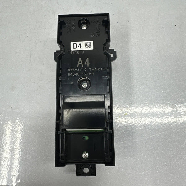 2023 TO 2024 TOYOTA COROLLA MASTER SWITCH FRONT LEFT SWITCH ASSY OEM 8404012150