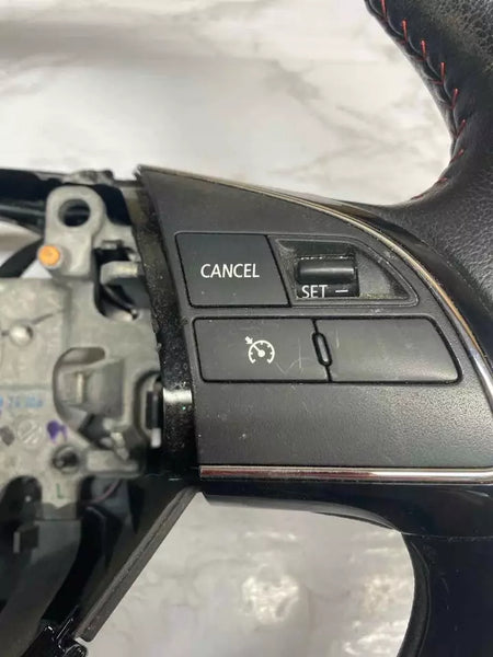 18 19 20 21 22 23 MITSUBISHI OUTLANDER SPORT VOLANTE DE CUERO CON COSTURA ROJA OEM 4400A706XB