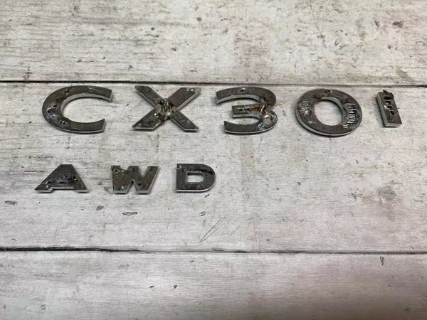 20 21 22 23 MAZDA CX-30 LIDGATE EMBLEM TRUNK LID EMBLEM CX30 LETTERS ASSY OEM