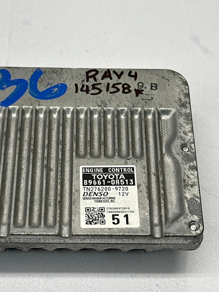 2016 TO 2018 TOYOTA RAV-4 ENGINE CONTROL UNIT ECU ECM VIN F FWD OEM 896610R513