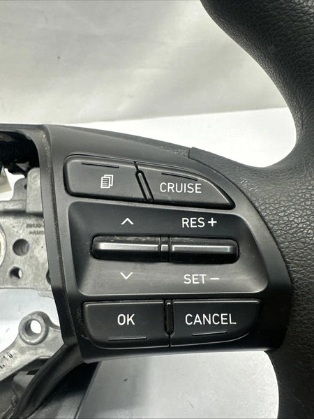 2020 HYUNDAI VELOSTER STEERING WHEEL HATCHBACK ASSY OEM 56100J3FA0UFM NO LEATHER