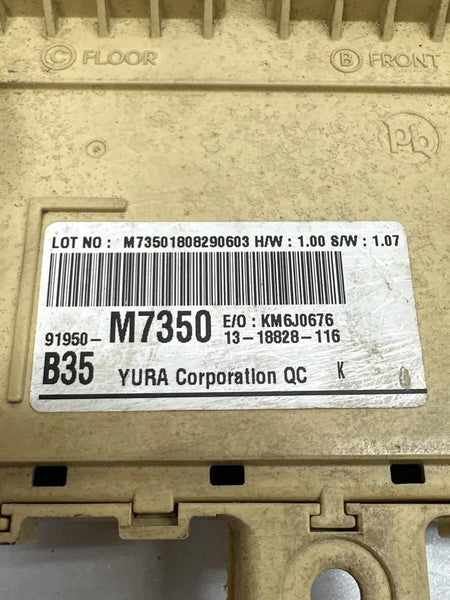 2019 KIA FORTE JUNCTION BOX CABIN FUSE RELAY BLOCK BOX ASSEMBLY OEM 91950M7350