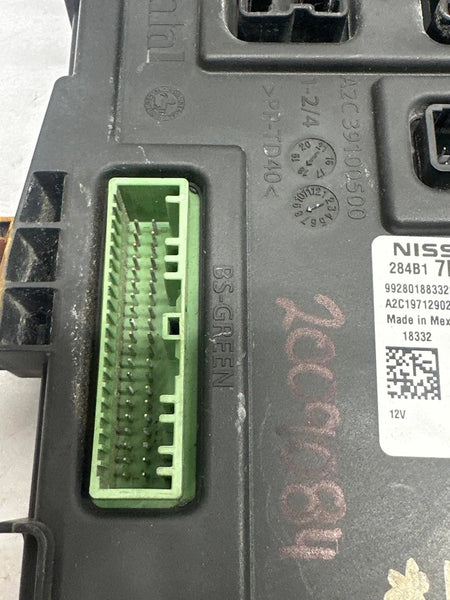2019 2020 NISSAN ROGUE BODY CONTROL BCM MODULE UNIT VIN K ASSY OEM 284B17FL1B