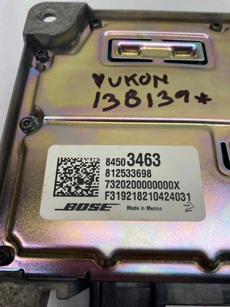 2016 TO 2020 GMC YUKON RADIO FM RADIO AMPLIFIER CONTROL MODULE UNIT ASSY OEM 84503463
