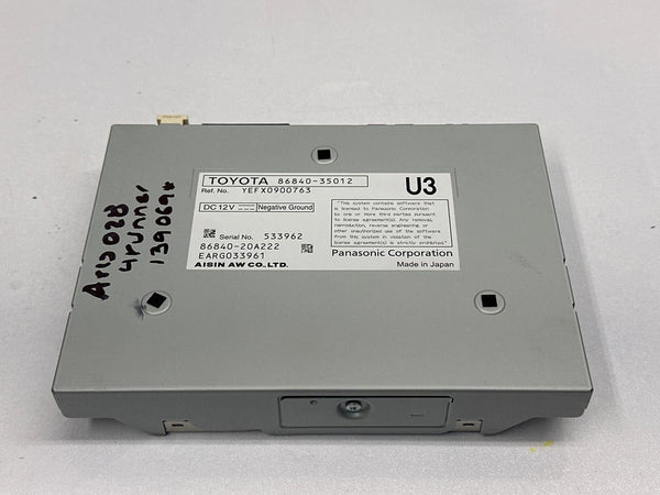 2021 2022 TOYOTA 4RUNNER RADIO AM FM STELLITE RECEIVER US MARKET OEM 8684035012