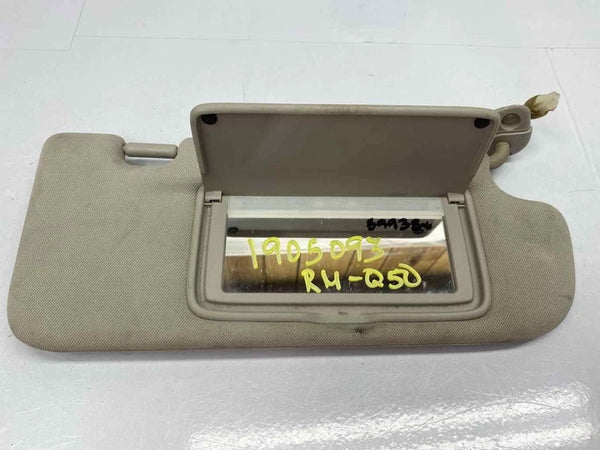 2014 TO 2023 INFINITI Q50 SUN VISORRIGHT SIDE ILLUMINATED ASSY OEM 964004HB0A