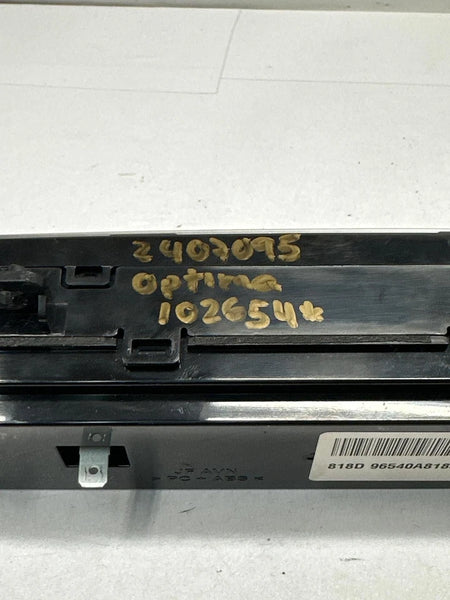 2018 KIA OPTIMA RADIO AM FM CONTROL PANEL NAVIGATION ASSEMBLY OEM 96540A8180